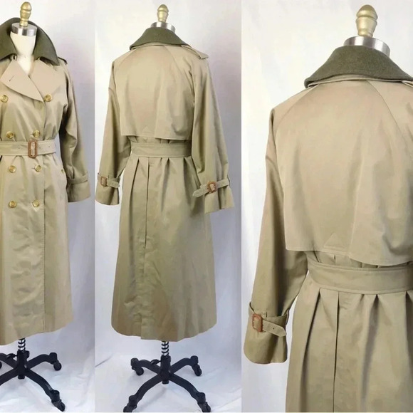 ‘Burberrys’ 1980’s vintage Trench with wool liner ❤️ Sz 4 or small 6. - Picture 5 of 6